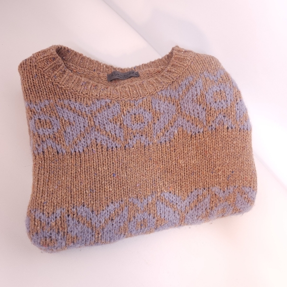 Elsamanda Wool Knit Sweater Crew Neck Pullover - Picture 6 of 6